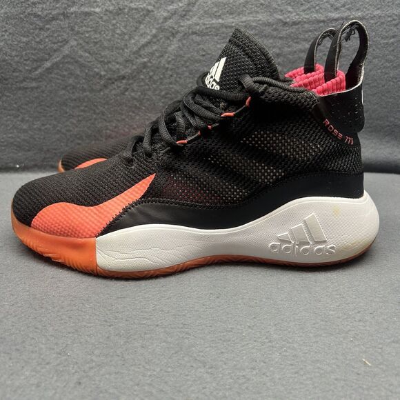Size 9--Adidas D Rose 773 Black Signal Pink - Picture 1 of 8